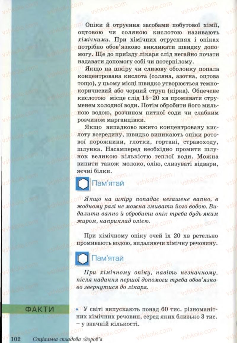 Страница 102 | Підручник Основи здоров'я 6 клас Т.Є. Бойченко, Н.С. Коваль, В.В. Дивак 2006
