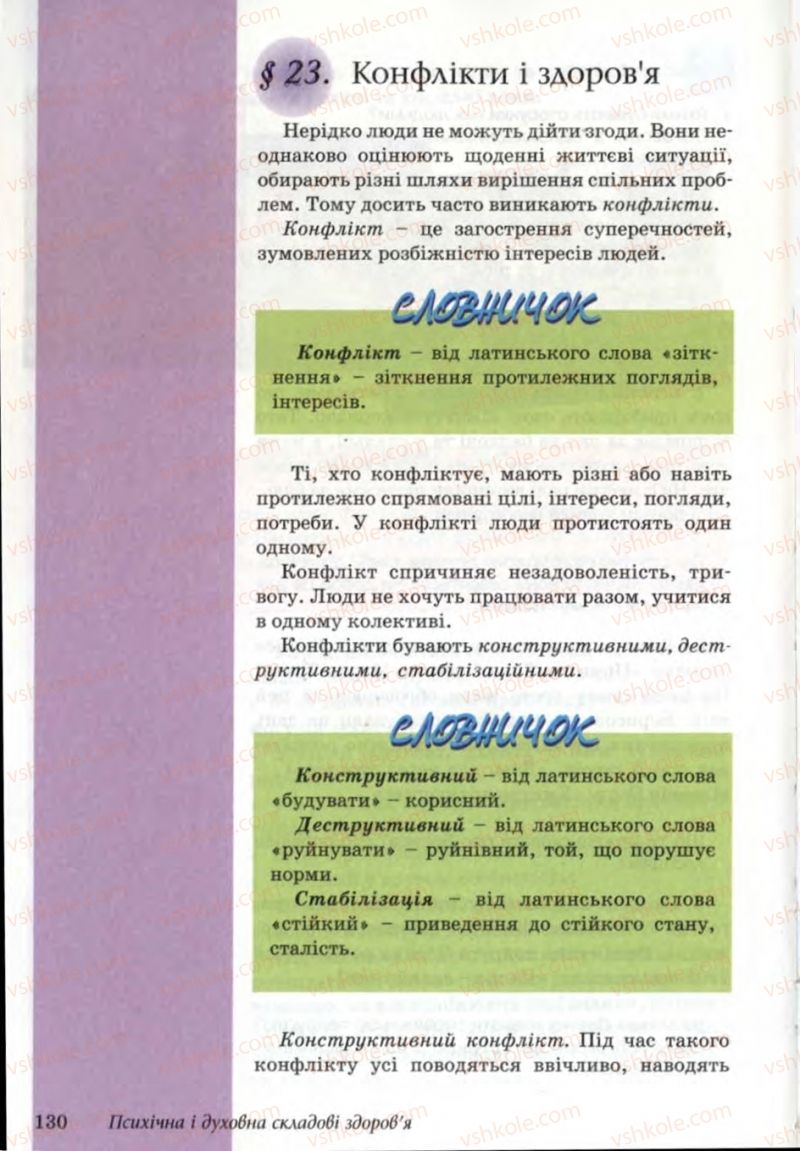 Страница 130 | Підручник Основи здоров'я 6 клас Т.Є. Бойченко, Н.С. Коваль, В.В. Дивак 2006