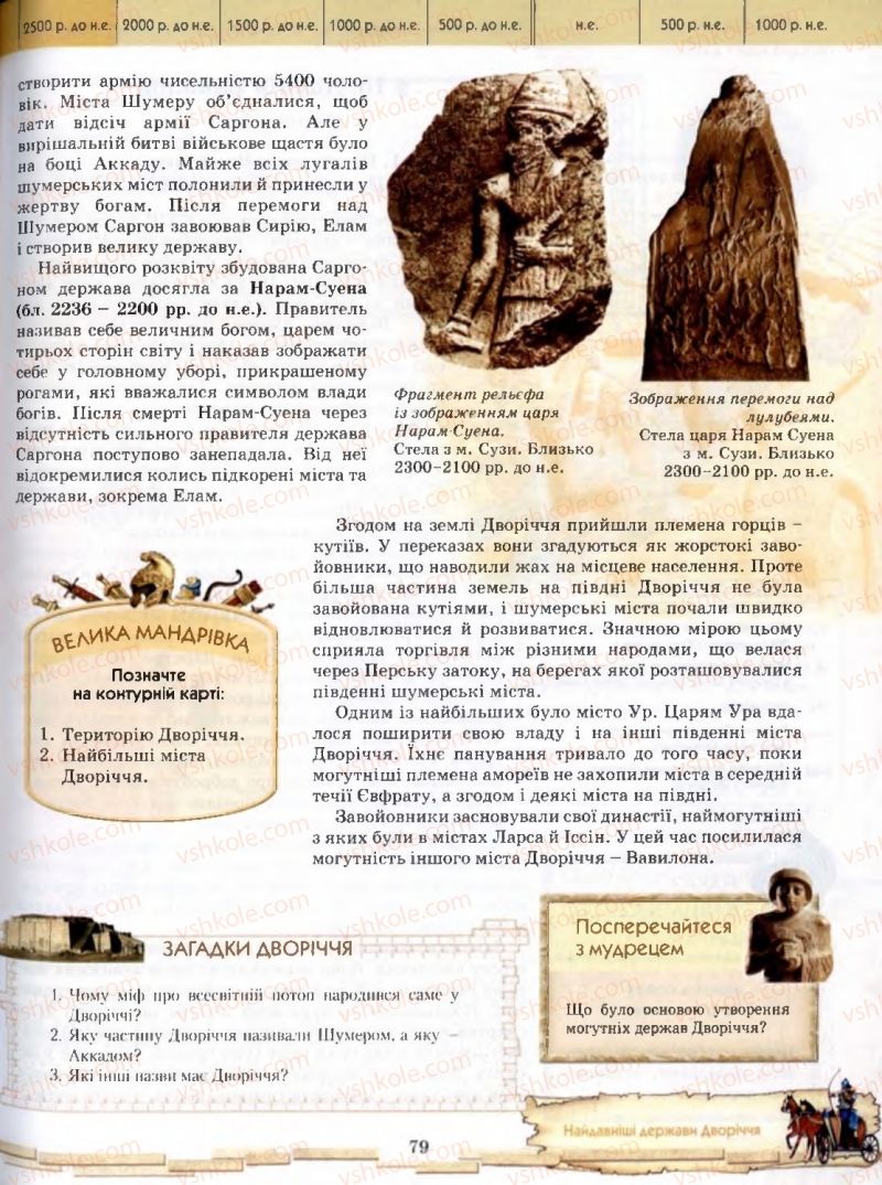 Страница 79 | Підручник Історія 6 клас О.І. Бонь, О.Л. Іваню 2005