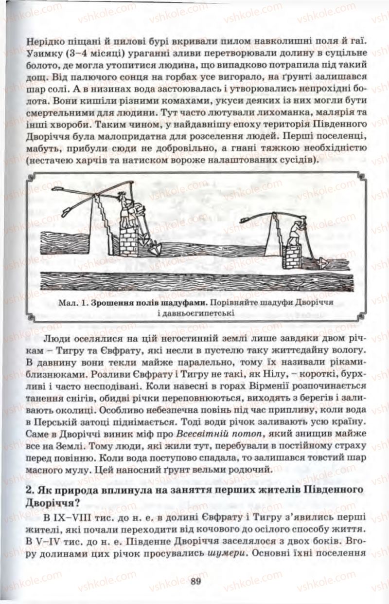 Страница 89 | Підручник Історія 6 клас П.В. Мороз 2007