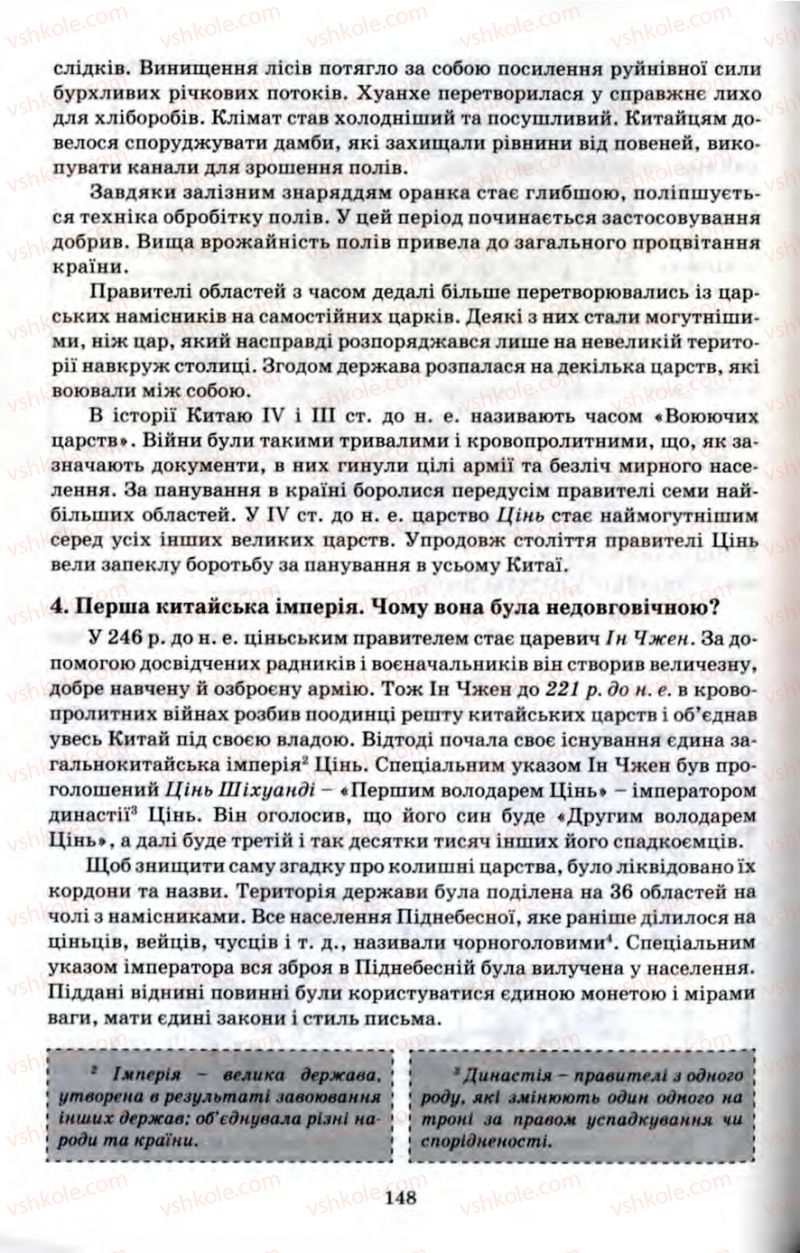 Страница 148 | Підручник Історія 6 клас П.В. Мороз 2007