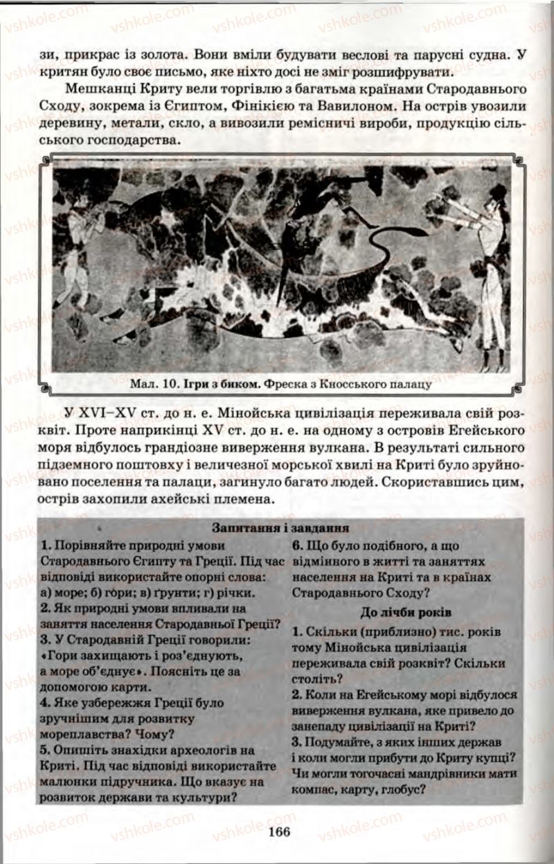 Страница 166 | Підручник Історія 6 клас П.В. Мороз 2007
