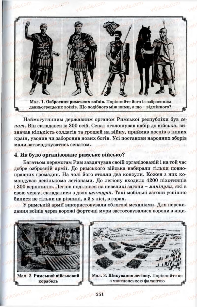 Страница 251 | Підручник Історія 6 клас П.В. Мороз 2007