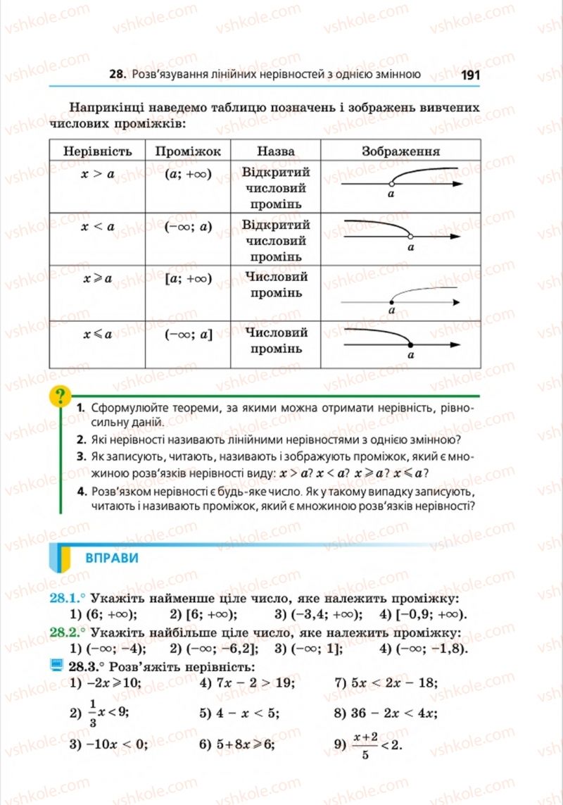 Страница 191 | Підручник Алгебра 8 клас А.Г. Мерзляк, В.Б. Полонський, M.С. Якір 2016 Поглиблений рівень вивчення