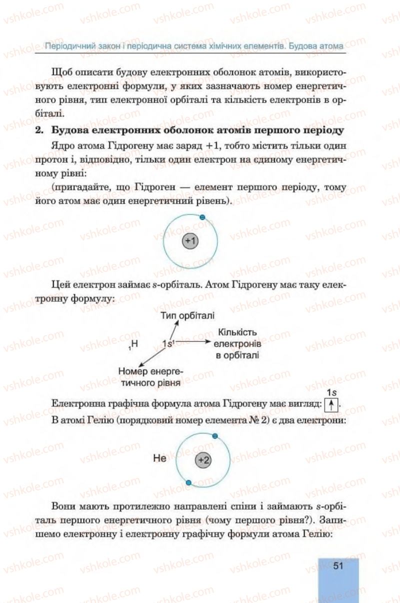 Страница 51 | Підручник Хімія 8 клас Л.С. Дячук, М.М. Гладюк 2016
