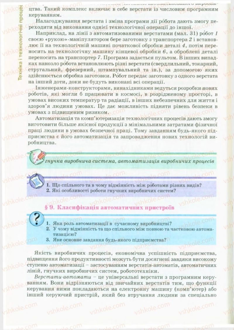 Страница 50 | Підручник Трудове навчання 9 клас Б.М. Терещук, В.Т. Туташинський, В.К. Загорний 2009 Технічні види праці