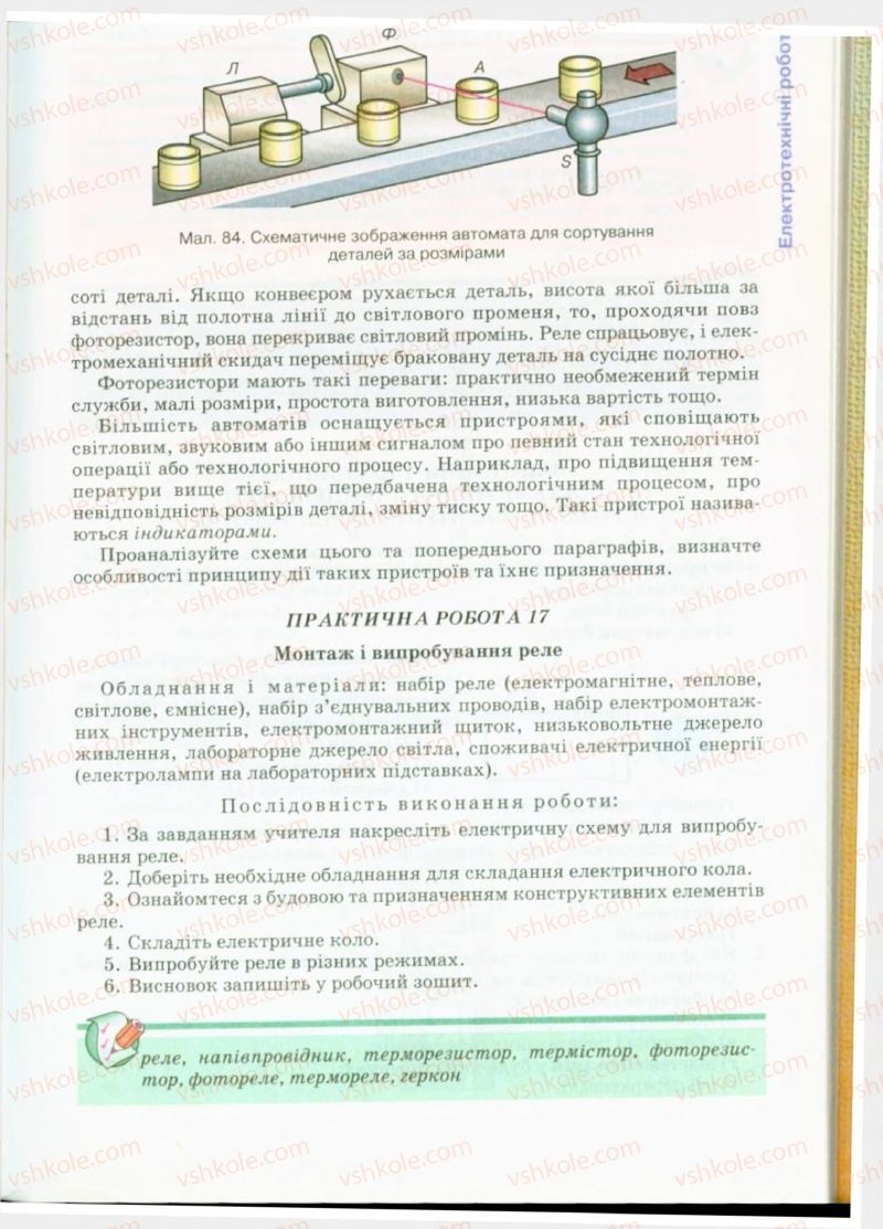 Страница 103 | Підручник Трудове навчання 9 клас Б.М. Терещук, В.Т. Туташинський, В.К. Загорний 2009 Технічні види праці