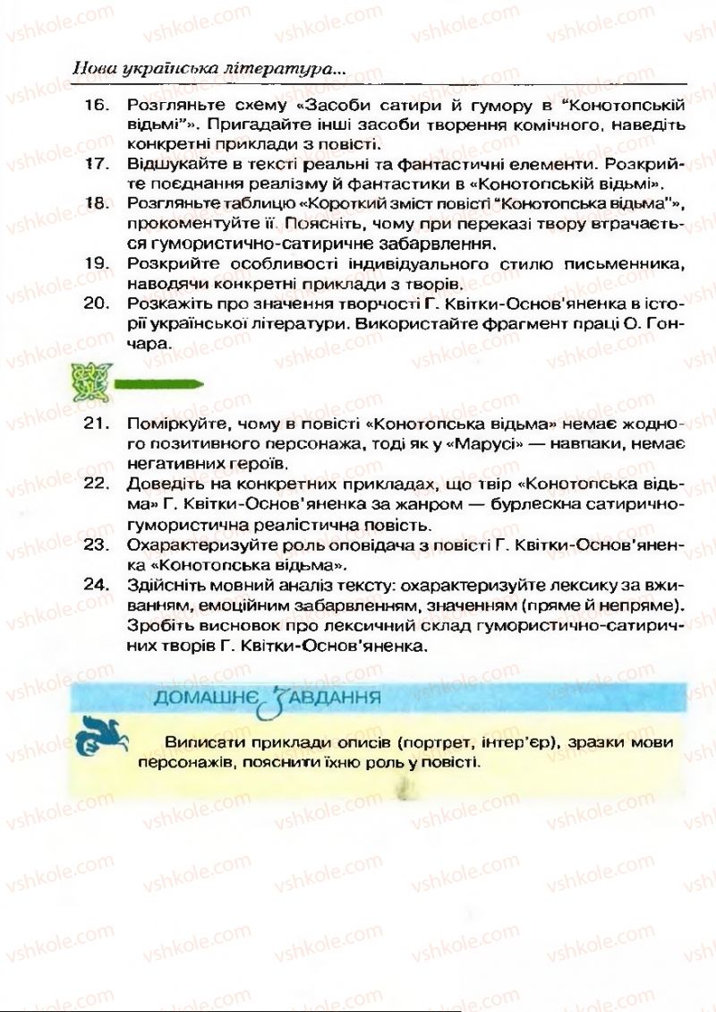 Страница 148 | Підручник Українська література 9 клас О.М. Авраменко 2009