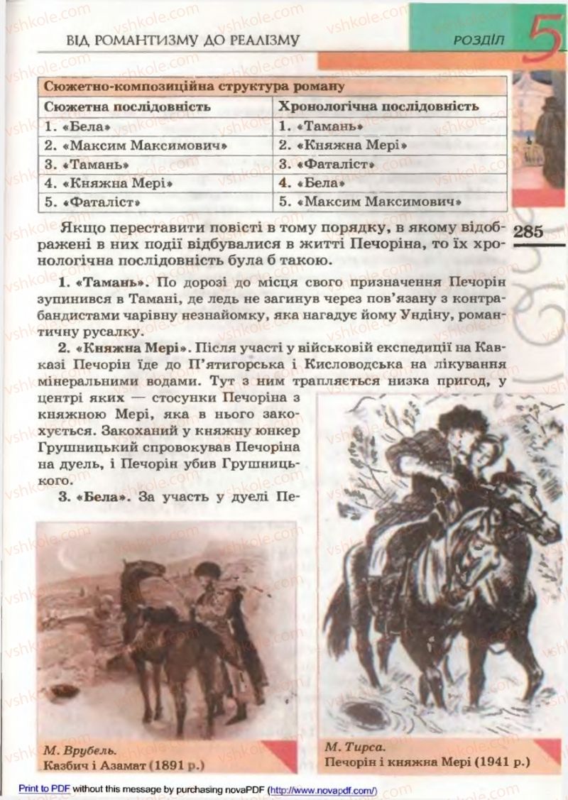 Страница 283 | Підручник Зарубіжна література 9 клас В.М. Назарець 2009