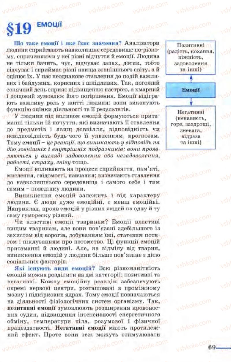 Страница 69 | Підручник Біологія 9 клас М.Н. Шабатура, Н.Ю. Матяш, В.О. Мотузний 2004