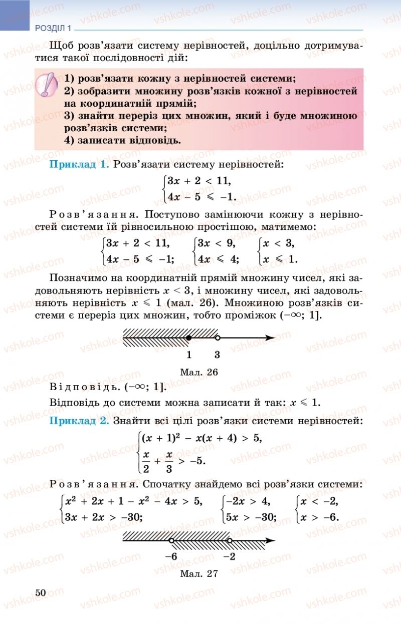 Страница 50 | Підручник Алгебра 9 клас О.С. Істер 2017