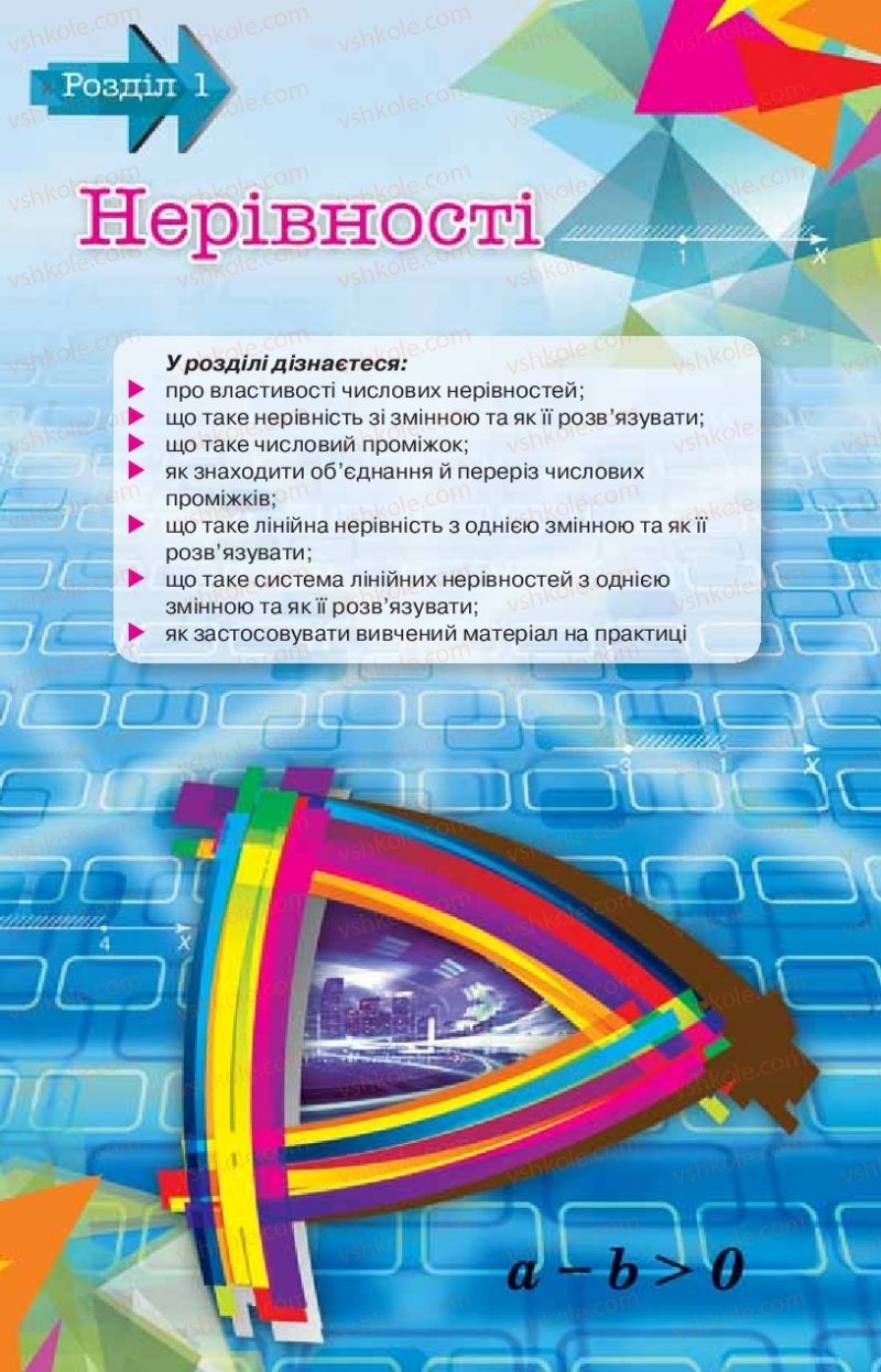 Страница 6 | Підручник Алгебра 9 клас Н.А. Тарасенкова, І.М. Богатирьова, О.М. Коломієць 2017