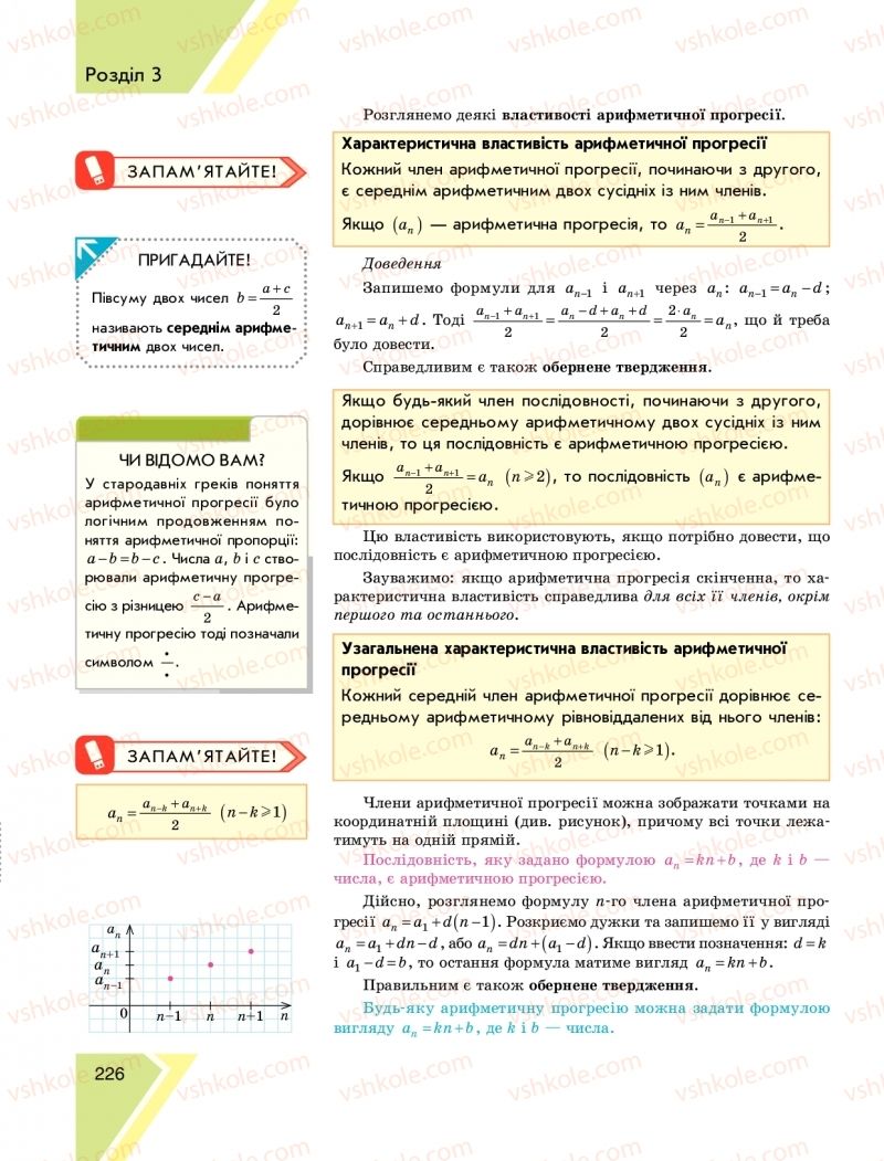 Страница 226 | Підручник Алгебра 9 клас Н.С. Прокопенко, Ю.О. Захарійченко, Н.Л. Кінащук 2017