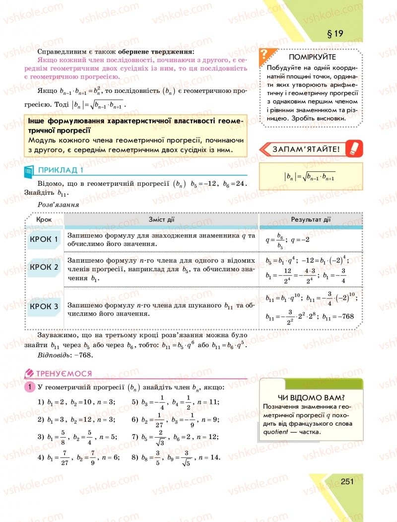 Страница 251 | Підручник Алгебра 9 клас Н.С. Прокопенко, Ю.О. Захарійченко, Н.Л. Кінащук 2017