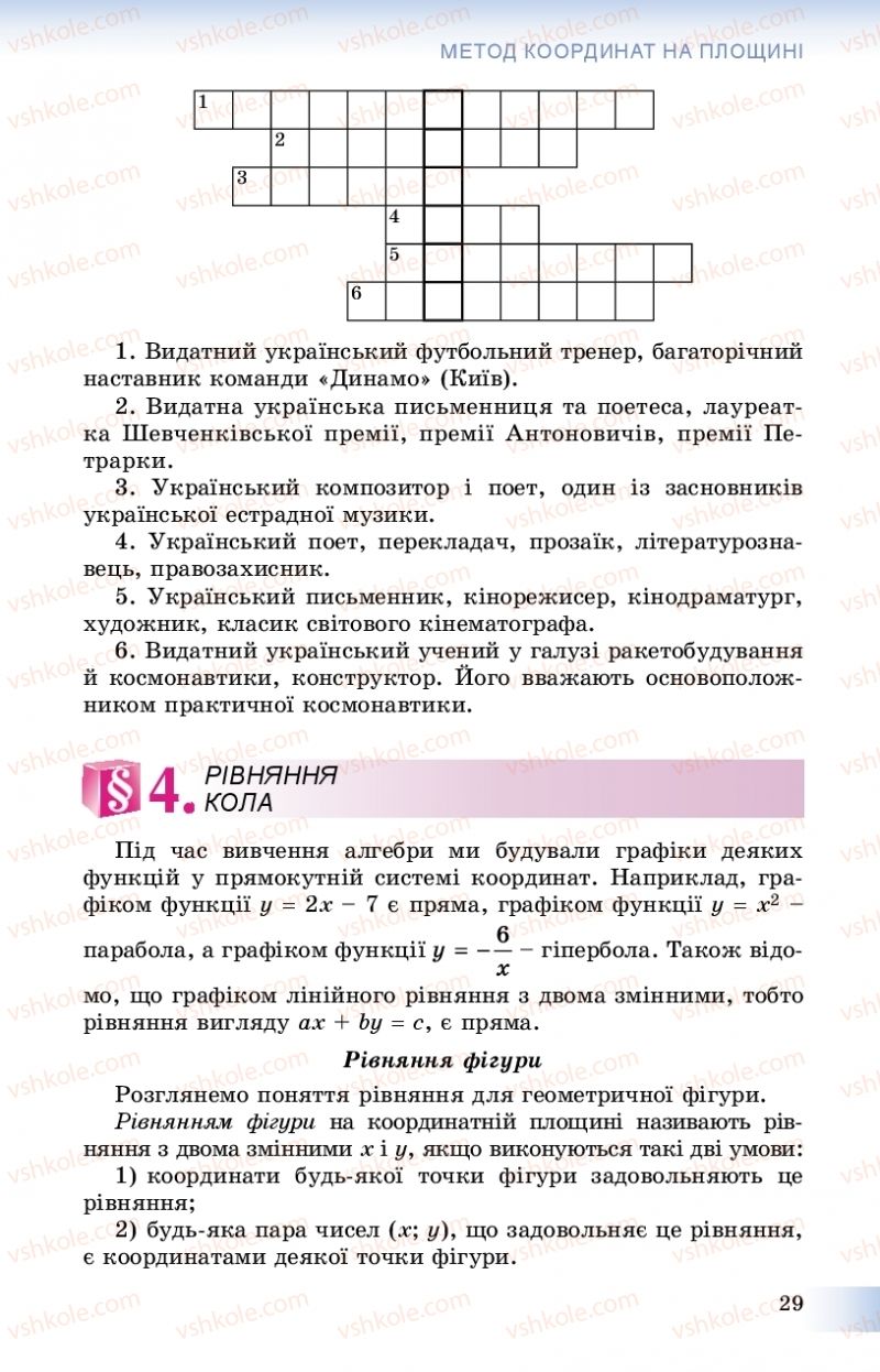 Страница 29 | Підручник Геометрія 9 клас О.С. Істер 2017