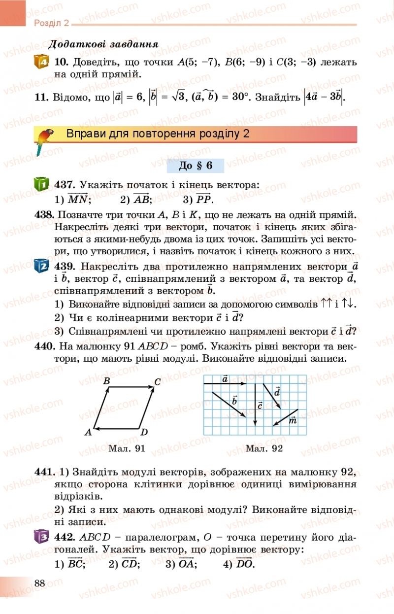 Страница 88 | Підручник Геометрія 9 клас О.С. Істер 2017