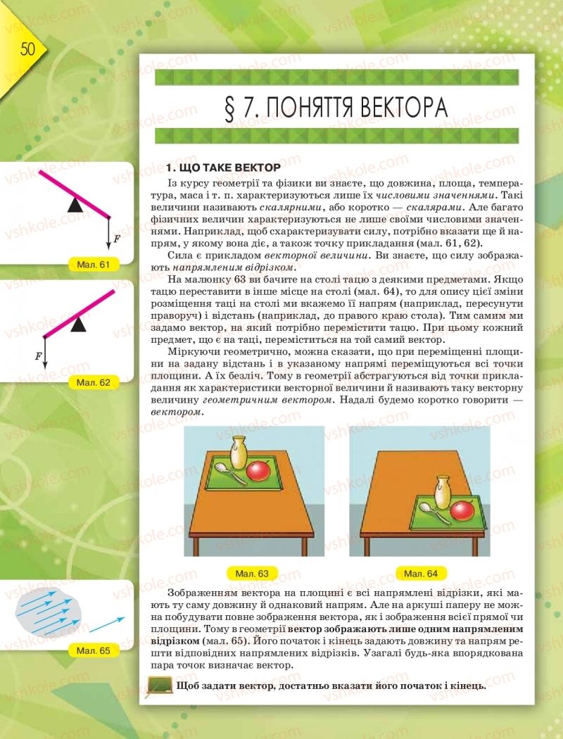 Страница 50 | Підручник Геометрія 9 клас М.І. Бурда, Н.А. Тарасенкова 2017