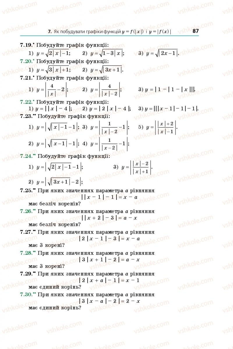 Страница 87 | Підручник Алгебра 9 клас А.Г. Мерзляк, В.Б. Полонський, М.С. Якір 2017 Поглиблене вивчення