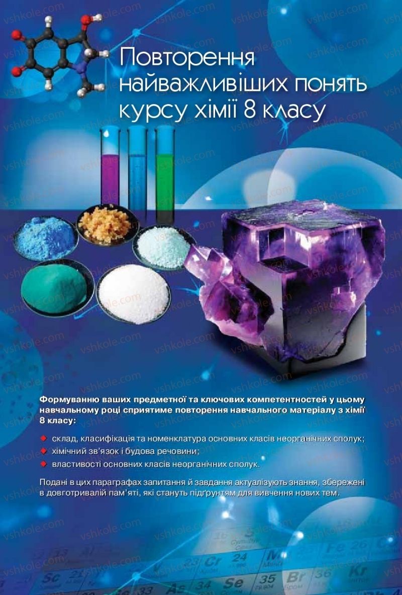 Страница 6 | Підручник Хімія 9 клас О.Г. Ярошенко 2017