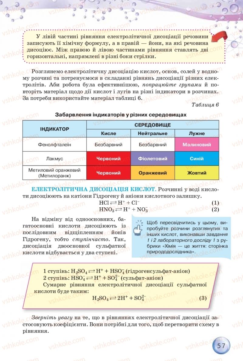 Страница 57 | Підручник Хімія 9 клас О.Г. Ярошенко 2017