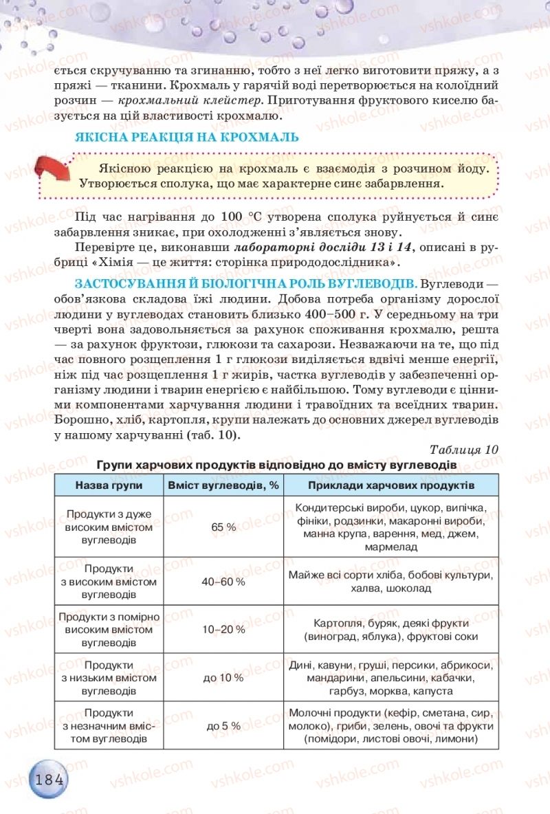 Страница 184 | Підручник Хімія 9 клас О.Г. Ярошенко 2017