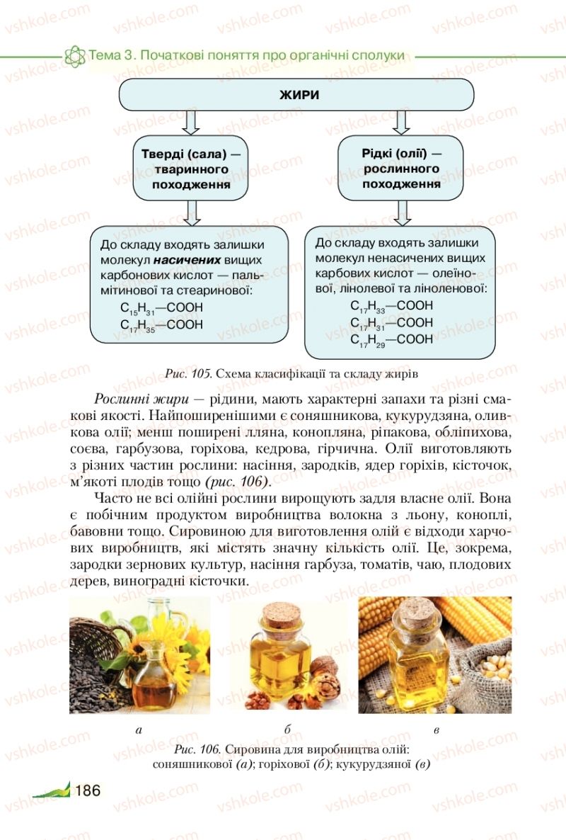 Страница 186 | Підручник Хімія 9 клас М.М. Савчин 2017