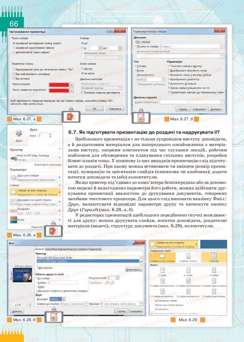 Страница 66 | Підручник Інформатика 9 клас Н.В. Морзе, О.В. Барна, В.П. Вембер 2017