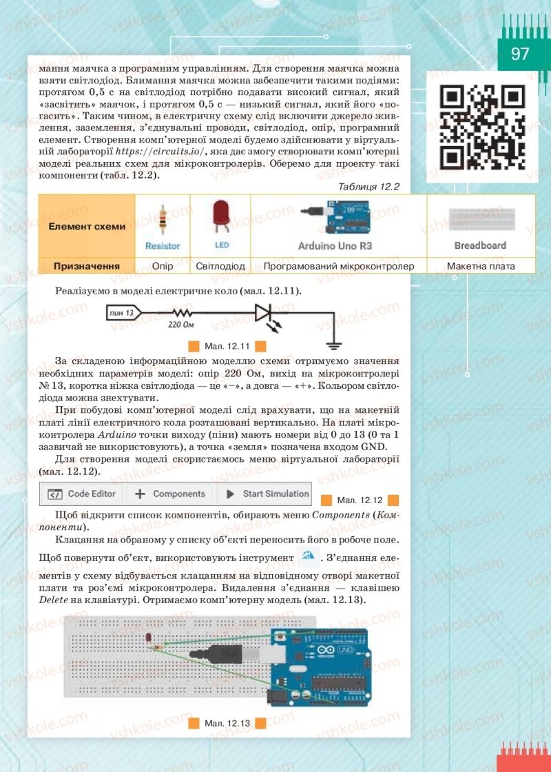 Страница 97 | Підручник Інформатика 9 клас Н.В. Морзе, О.В. Барна, В.П. Вембер 2017