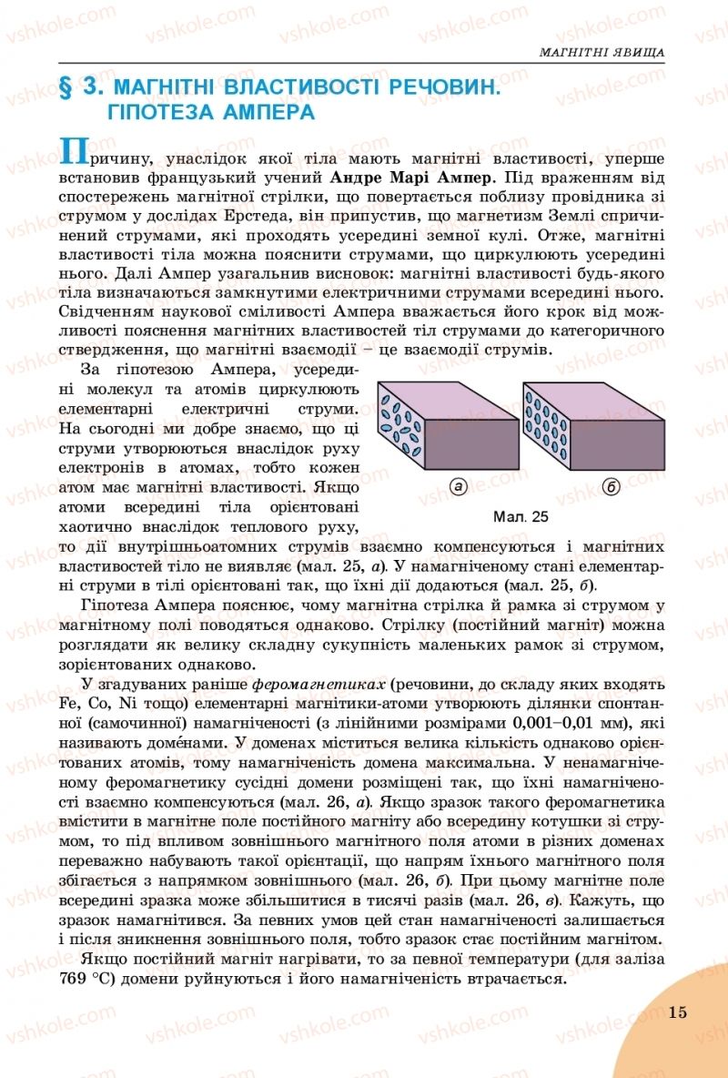Страница 15 | Підручник Фізика 9 клас В.Д. Сиротюк 2017