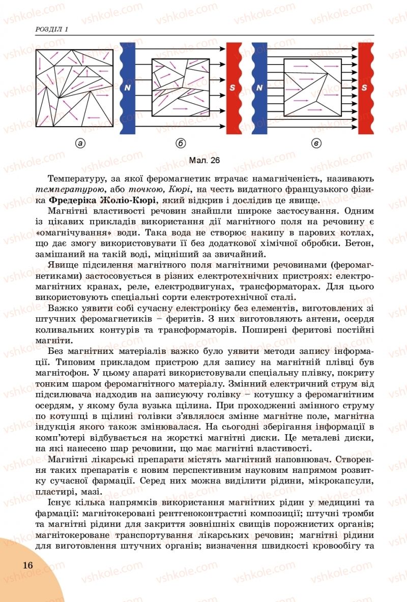 Страница 16 | Підручник Фізика 9 клас В.Д. Сиротюк 2017