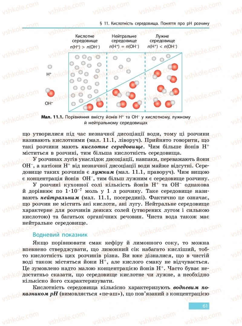 Страница 61 | Підручник Хімія 9 клас О.В. Григорович 2017