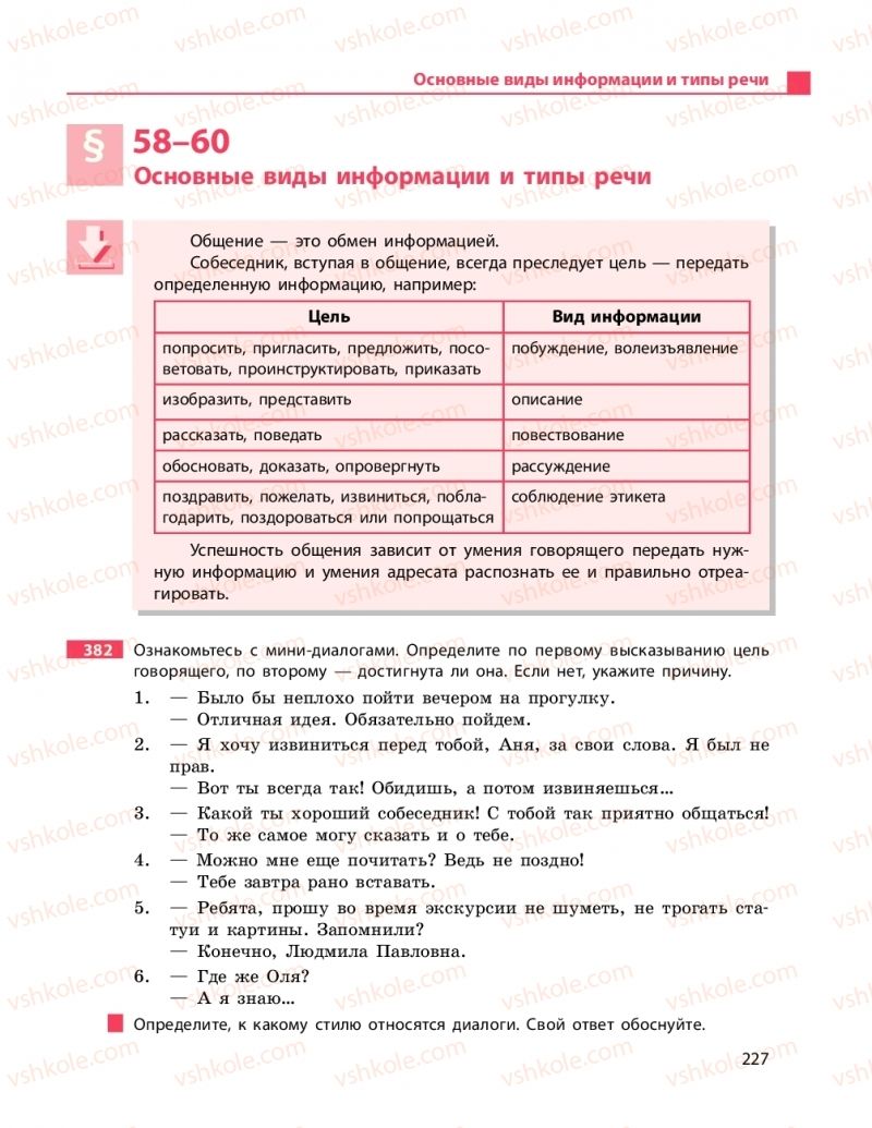Страница 227 | Підручник Русский язык 9 клас Н.Ф. Баландина 2017 9 год обучения