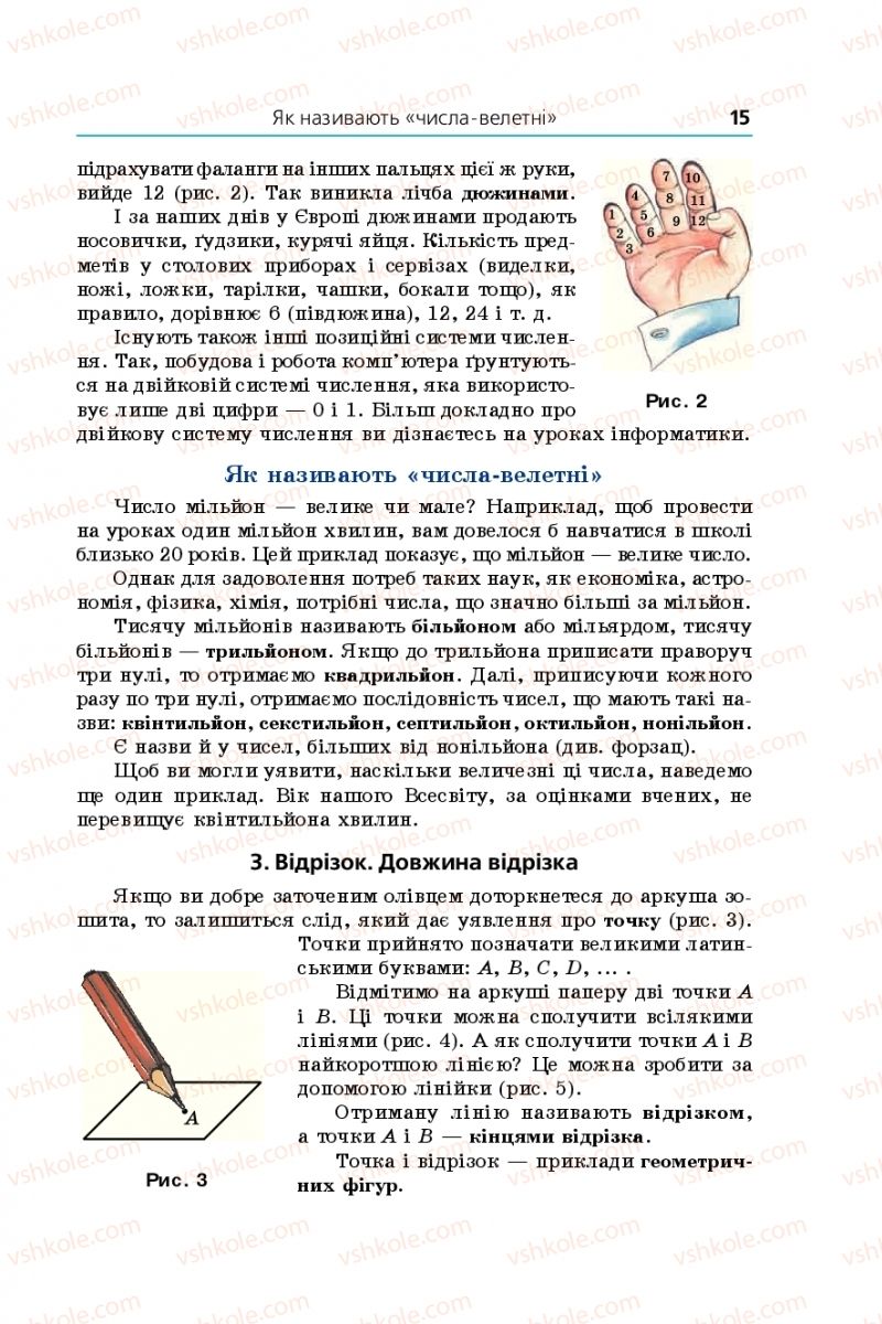 Страница 15 | Підручник Математика 5 клас А.Г. Мерзляк, В.Б. Полонський, М.С. Якір 2018