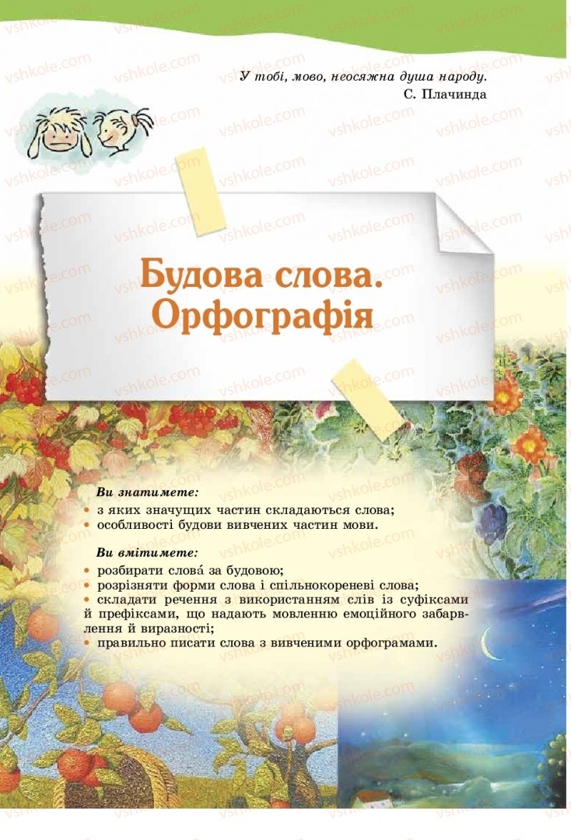 Страница 55 | Підручник Українська мова 5 клас О.В. Заболотний, В.В. Заболотний 2018