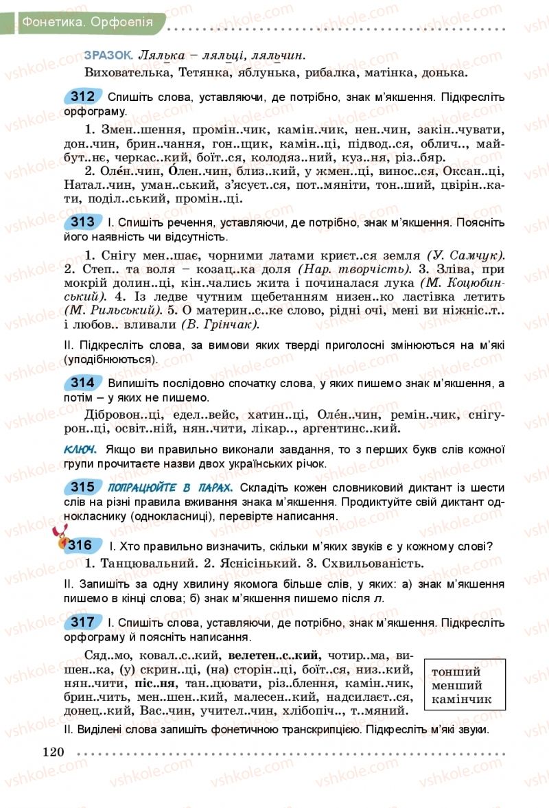 Страница 120 | Підручник Українська мова 5 клас О.В. Заболотний, В.В. Заболотний 2018