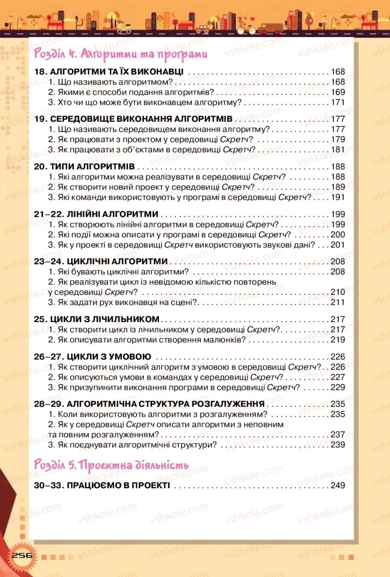Страница 256 | Підручник Інформатика 5 клас Н.В. Морзе, О.В. Барна, В.П. Вембер 2018