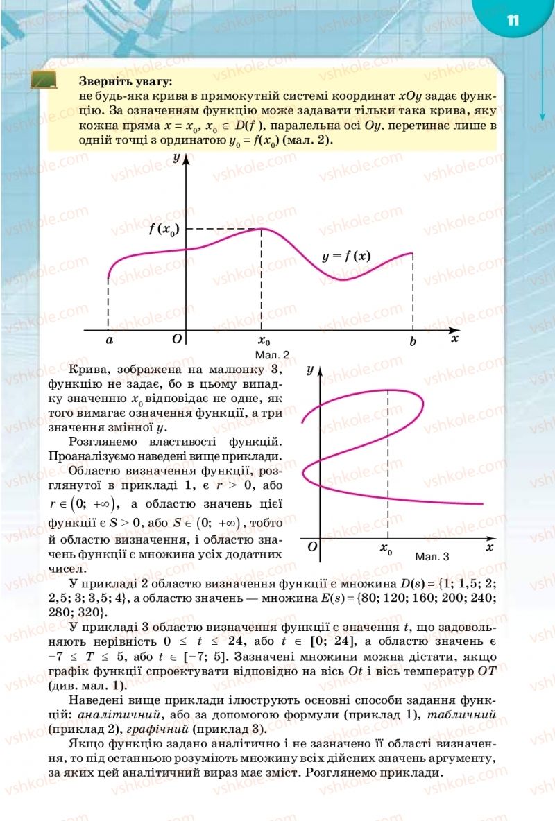 Страница 11 | Підручник Математика 10 клас М.І. Бурда, Т.В. Колесник, Ю.І. Мальований 2018