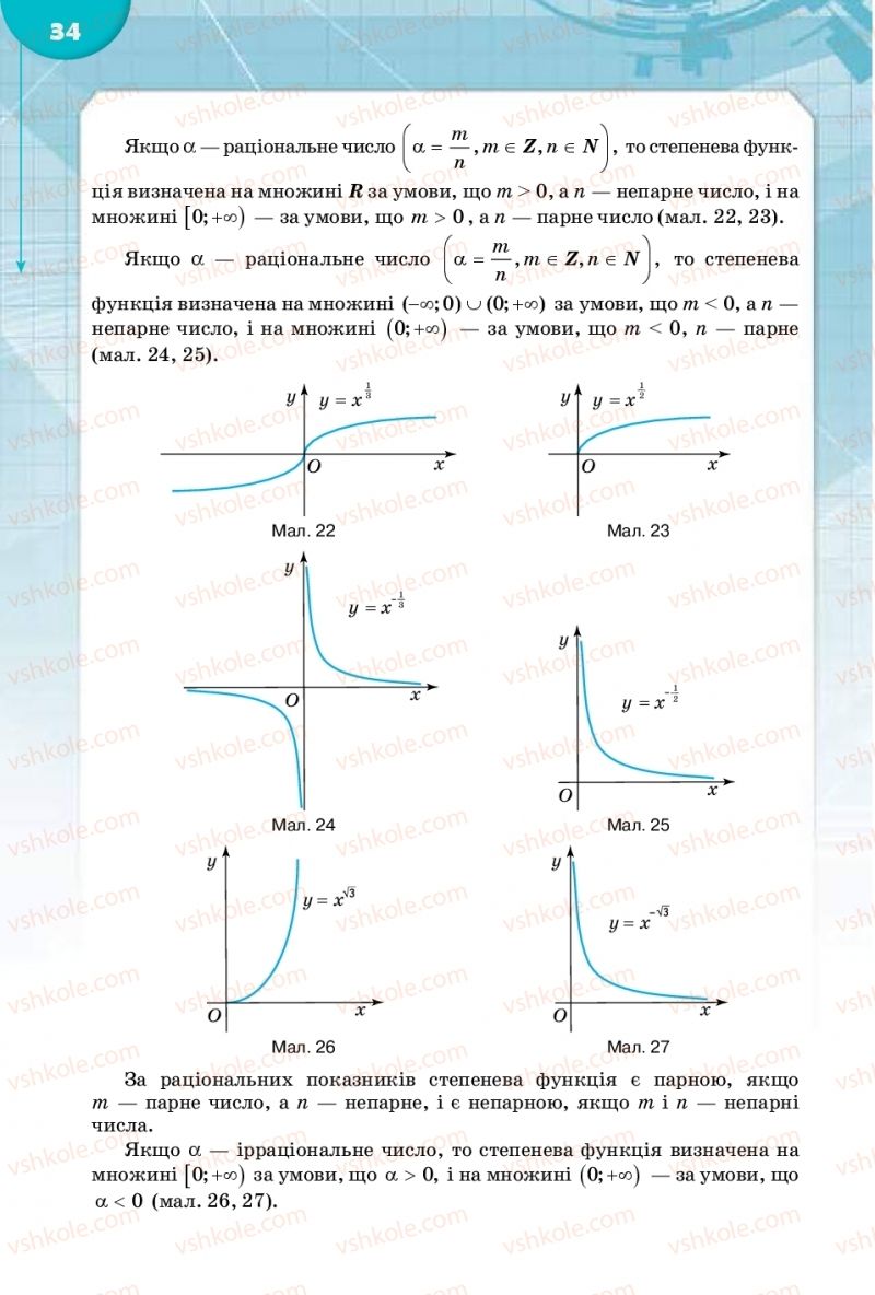 Страница 34 | Підручник Математика 10 клас М.І. Бурда, Т.В. Колесник, Ю.І. Мальований 2018