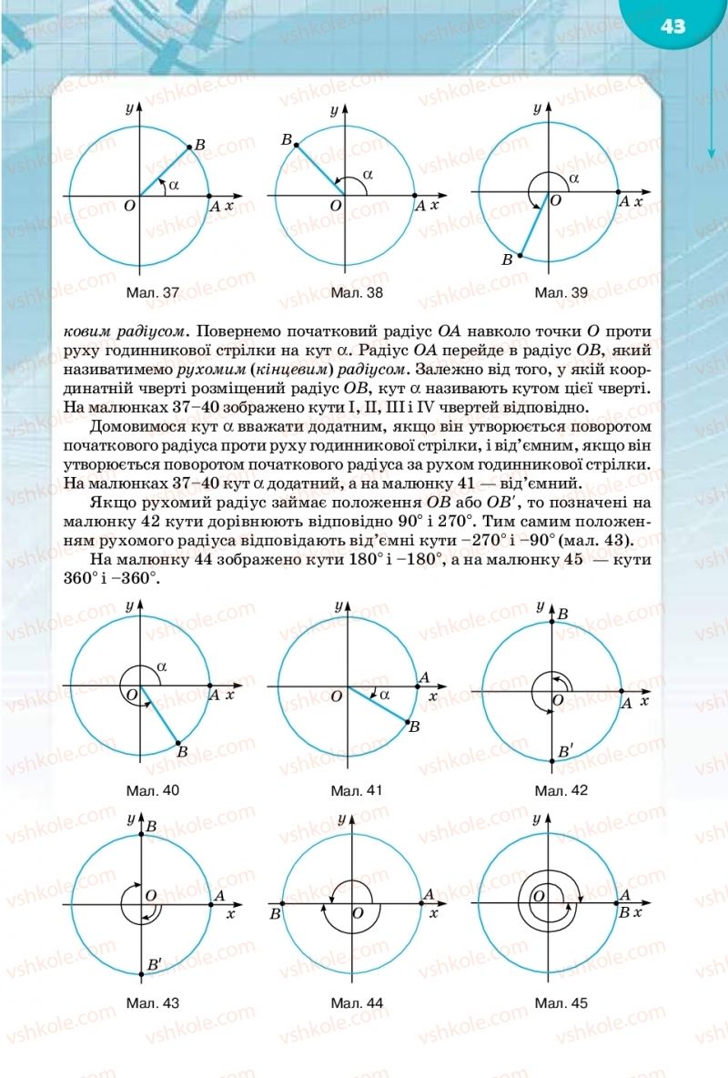Страница 43 | Підручник Математика 10 клас М.І. Бурда, Т.В. Колесник, Ю.І. Мальований 2018