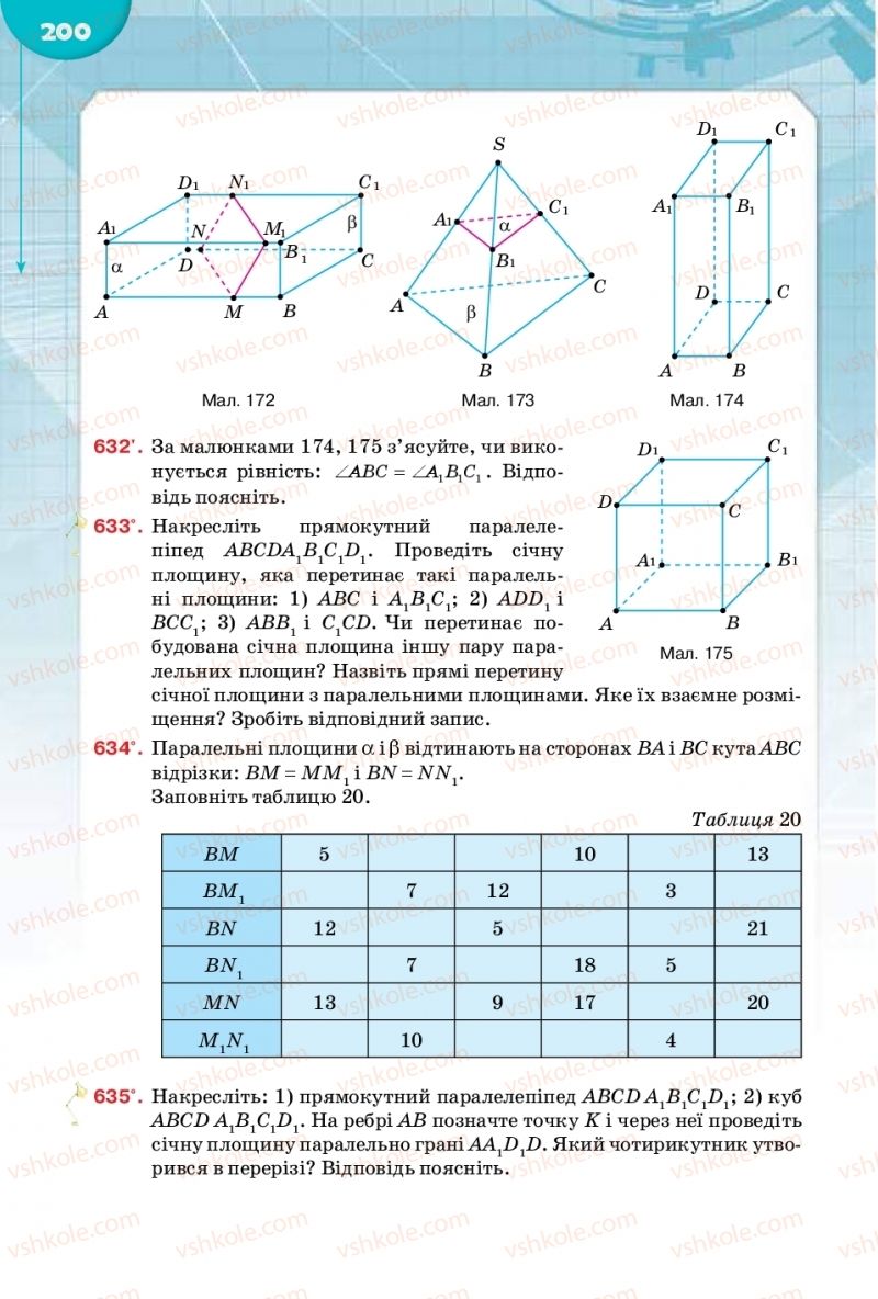 Страница 200 | Підручник Математика 10 клас М.І. Бурда, Т.В. Колесник, Ю.І. Мальований 2018