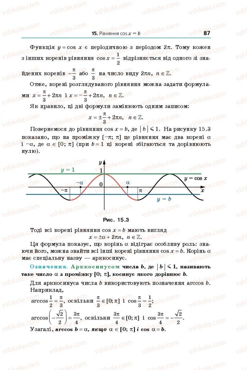 Страница 87 | Підручник Математика 10 клас А.Г. Мерзляк, Д.А. Номіровський, В.Б. Полонський, М.С. Якір 2018