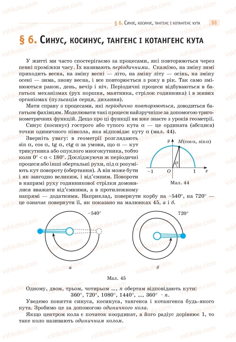 Страница 51 | Підручник Математика 10 клас Г.П. Бевз, В.Г. Бевз  2018 Рівень стандарту