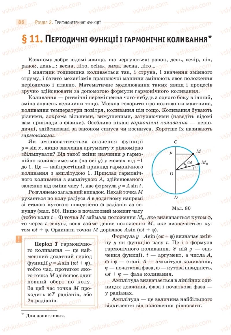 Страница 86 | Підручник Математика 10 клас Г.П. Бевз, В.Г. Бевз  2018 Рівень стандарту