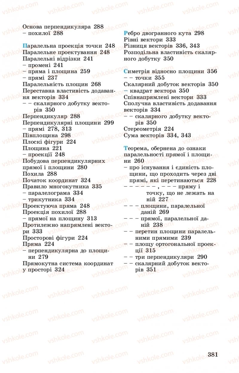 Страница 381 | Підручник Математика 10 клас О.С. Істер 2018
