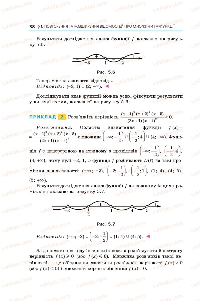 Страница 38 | Підручник Алгебра 10 клас А.Г. Мерзляк, Д.А. Номіровський, В.Б. Полонський, М.С. Якір 2018 Профільний рівень