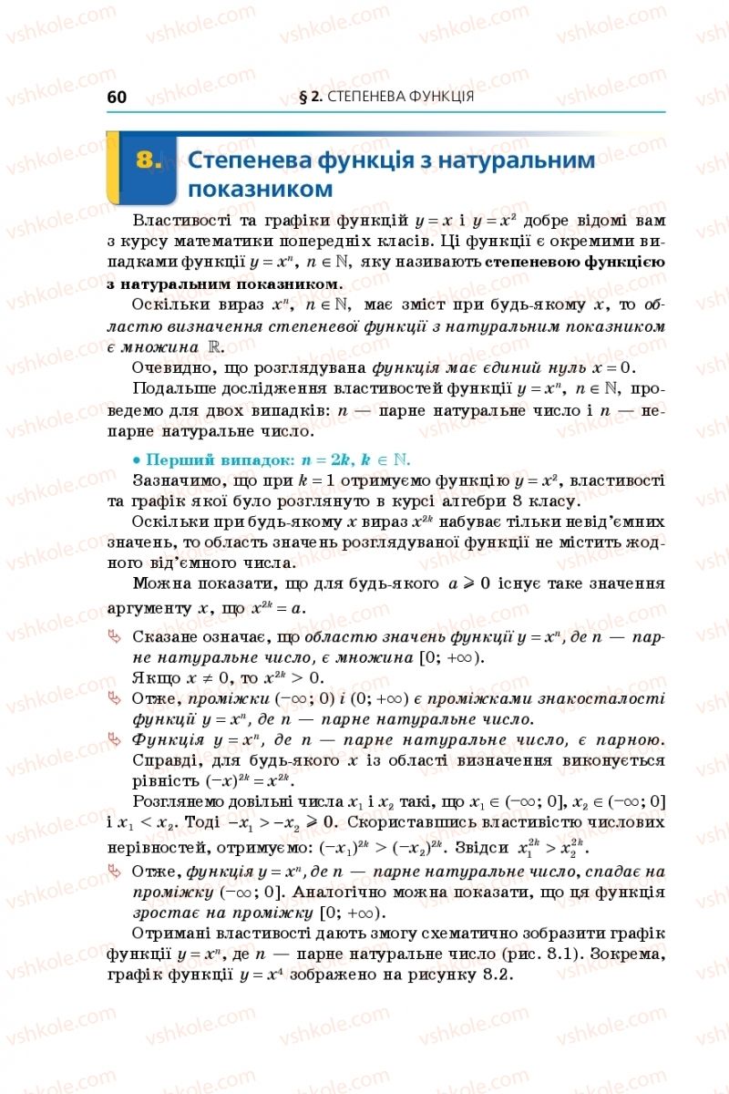 Страница 60 | Підручник Алгебра 10 клас А.Г. Мерзляк, Д.А. Номіровський, В.Б. Полонський, М.С. Якір 2018 Профільний рівень