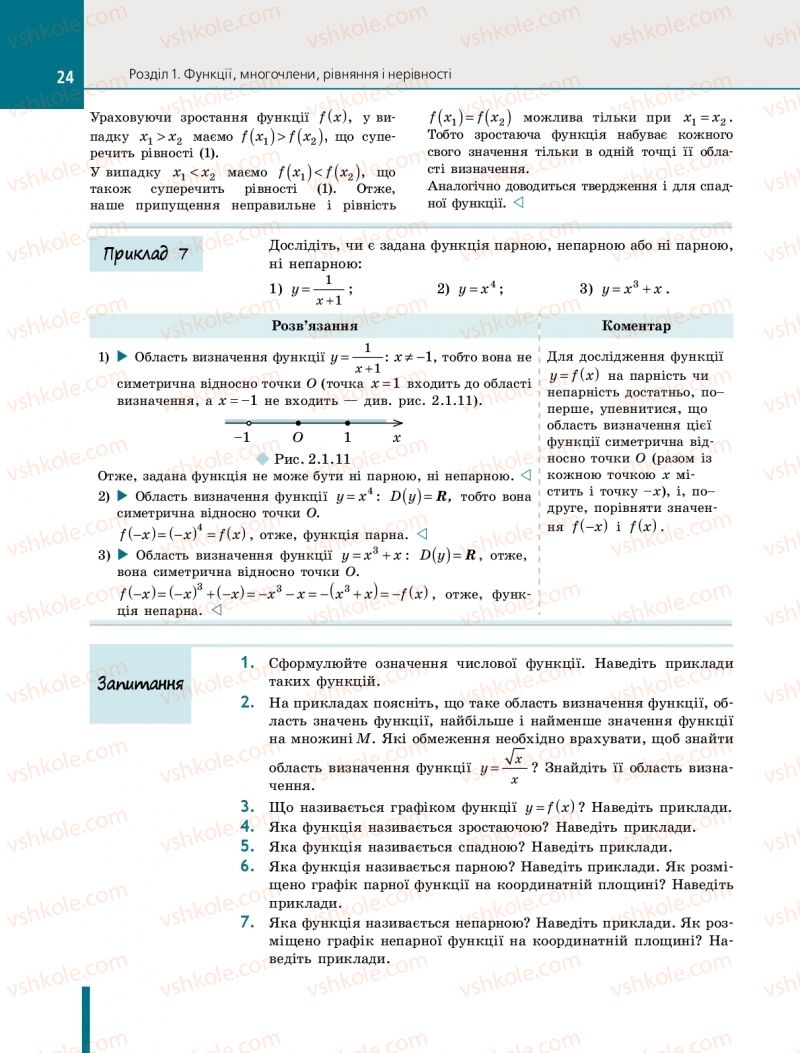 Страница 24 | Підручник Алгебра 10 клас Є.П. Нелін 2018 Профільний рівень