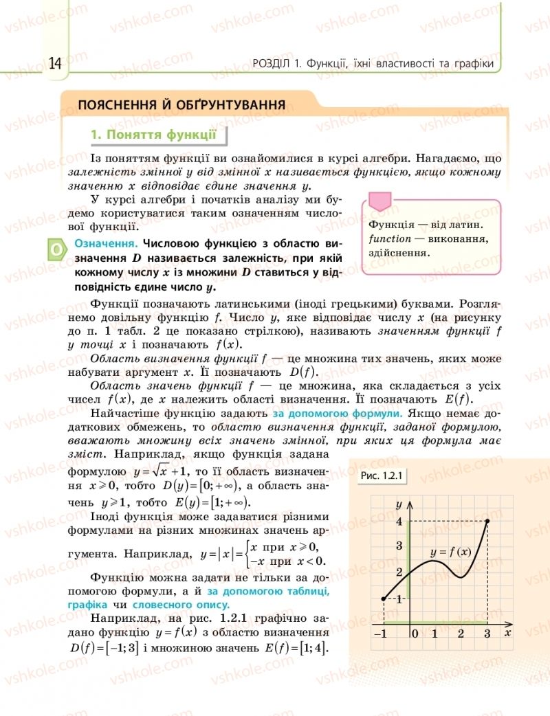 Страница 14 | Підручник Математика 10 клас Є.П. Нелін 2018 Рівень стандарту