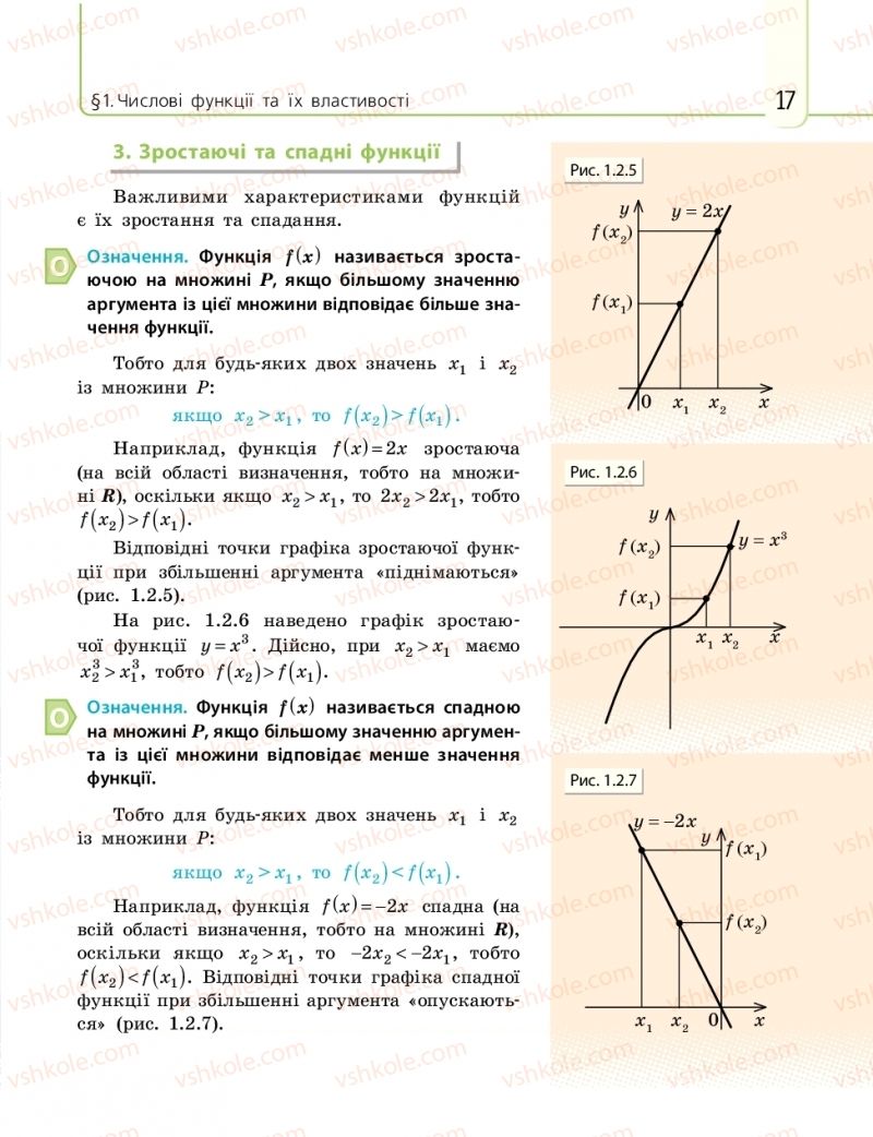 Страница 17 | Підручник Математика 10 клас Є.П. Нелін 2018 Рівень стандарту