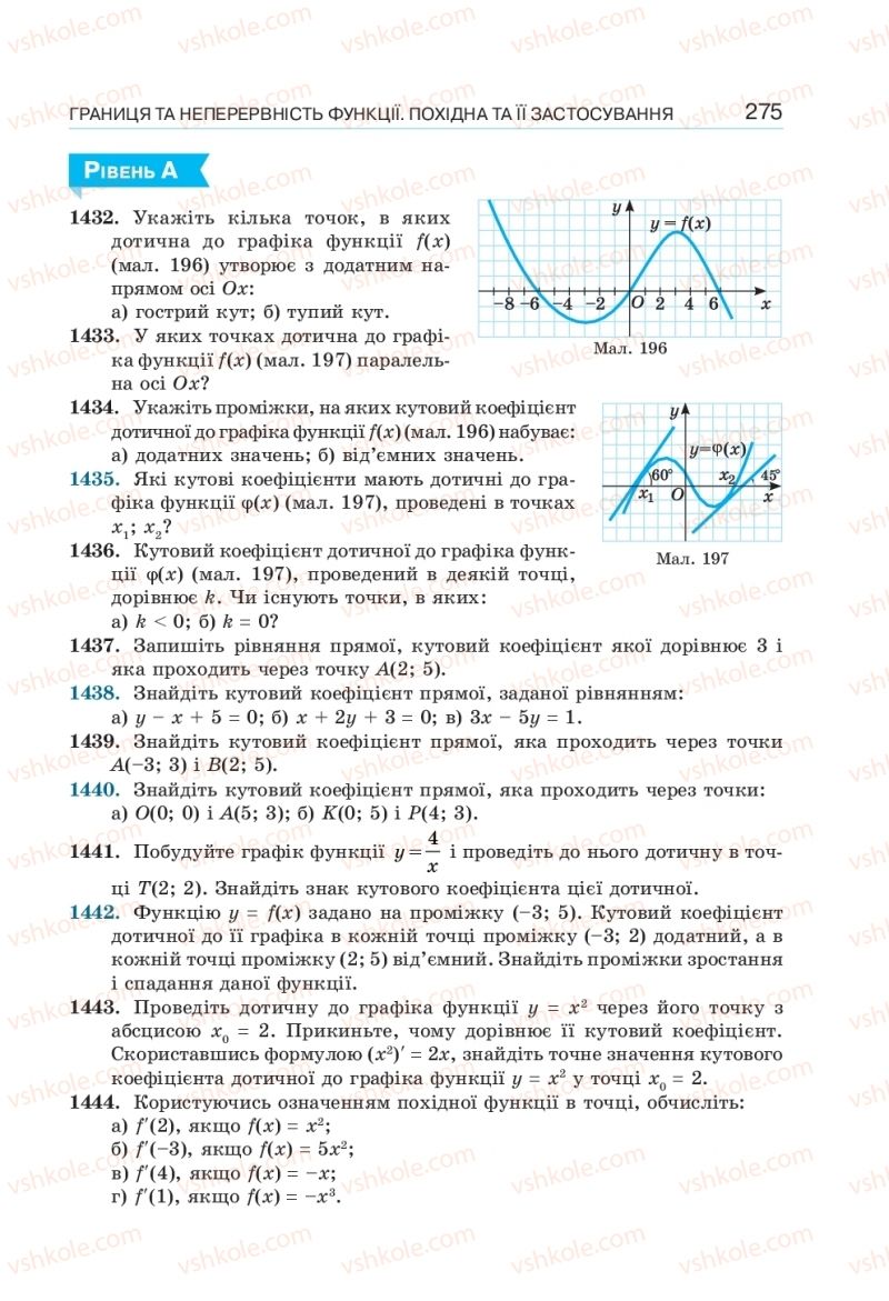 Страница 275 | Підручник Алгебра 10 клас  Г.П. Бевз, В.Г. Бевз, Н.Г. Владімірова 2018 Профільний рівень